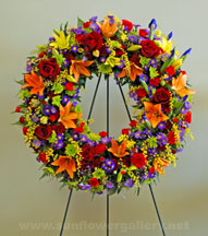 funeral-colorful-wreath